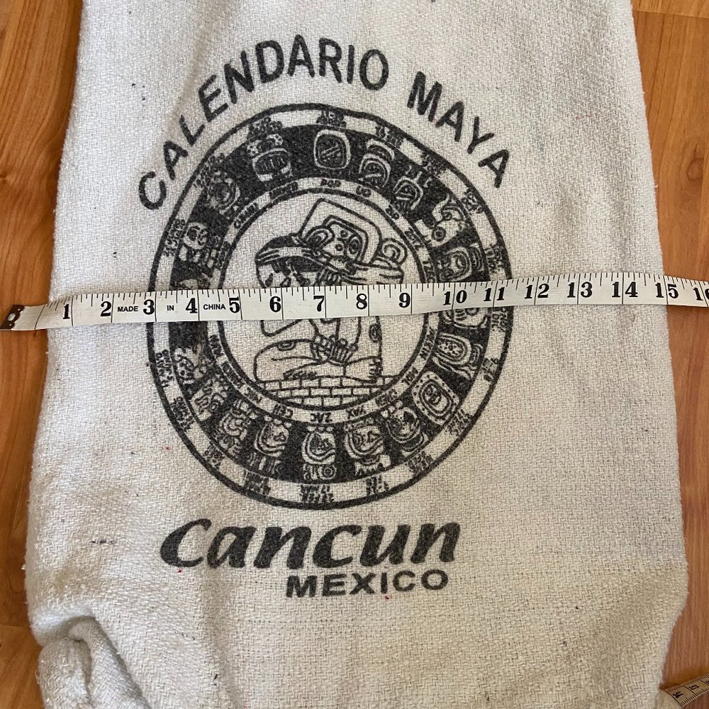 Drawstring Backpack Burlap Duffle Bag Beach Bag - image 7